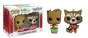 Funko Pop: Marvel Guardians - Christmas Groot & Rocket Raccoon - Red Goblin