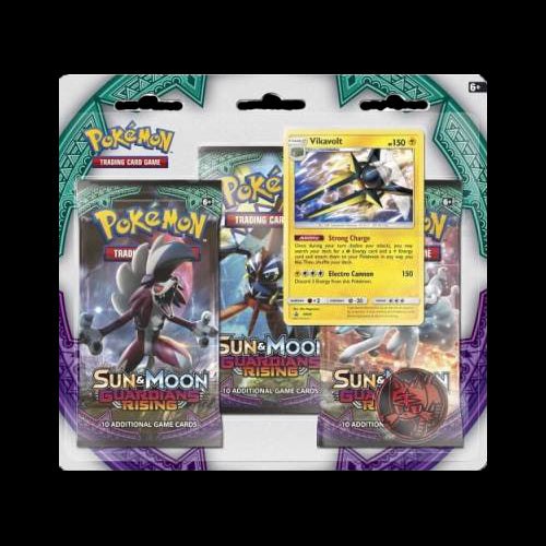 Pokemon Trading Card Game: Sun & Moon Guardians Rising Triple Pack Booster - Red Goblin