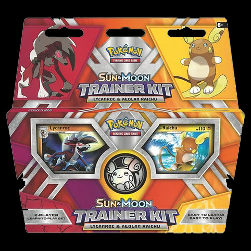 Pokemon Trading Card Game: Sun & Moon Trainer Kit - Lycanroc & Alolan Raichu - Red Goblin