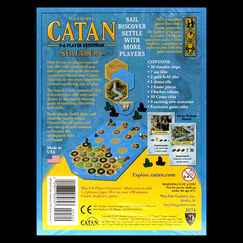 Catan: Seafarers – 5-6 Player Extension - Red Goblin