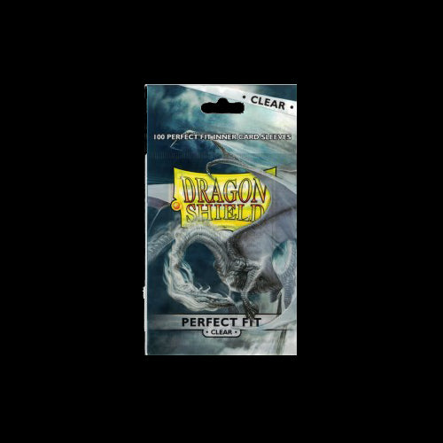 Dragon Shield: Standard Perfect Fit Sideloading Sleeves - Clear (100) - Red Goblin