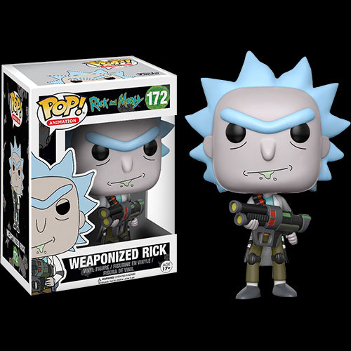 Funko Pop: Rick and Morty - Weaponized Rick - Red Goblin