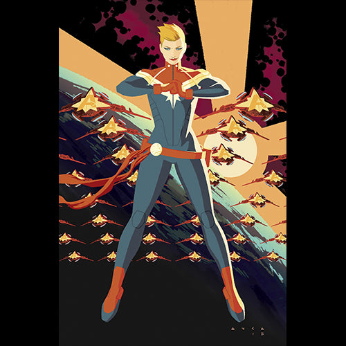 Poster: Captain Marvel no.1 By Anka - Red Goblin