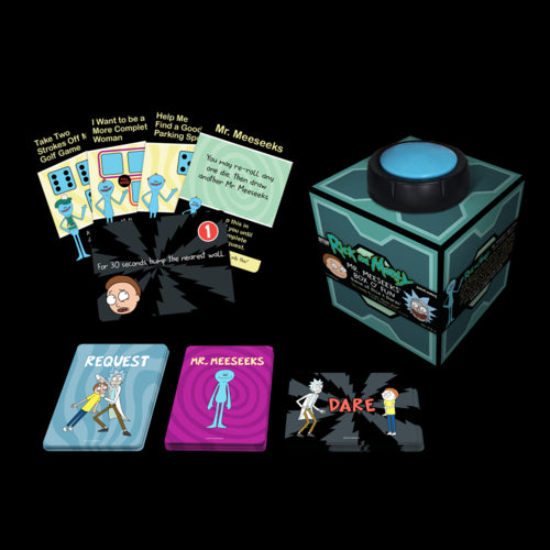 Rick and Morty: Mr. Meeseeks' Box o' Fun Dice and Dares Game - Red Goblin