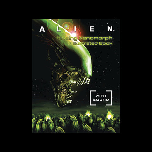 Figurină: Alien Hissing Xenomorph and Illustrated Book Kit with Sound - Red Goblin