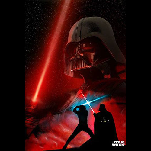 Poster de Metal: Star Wars - Darth Vader Duel Of Fates - Red Goblin