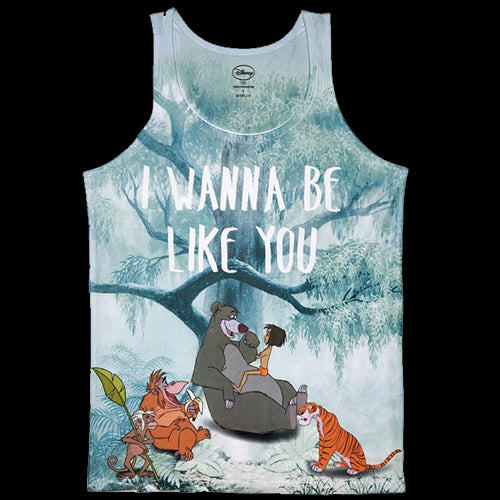 Top: The Jungle Book Sublimation I Wanna Be Like You - Red Goblin