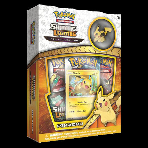 Pokemon Trading Card Game: Shining Legends Pin Collection- Pikachu - Red Goblin