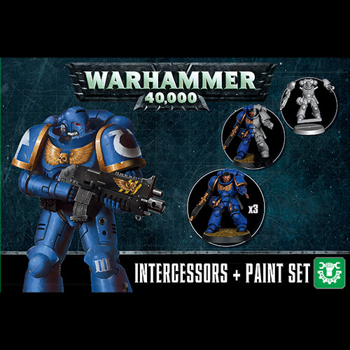 Warhammer: Intercessors + Paint Set - Red Goblin