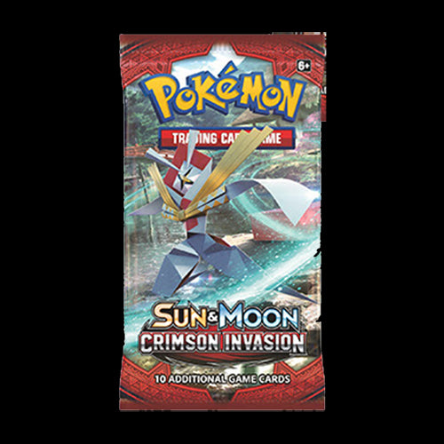 Pokemon Trading Card Game: Sun & Moon Crimson Invasion - Booster Pack - Red Goblin