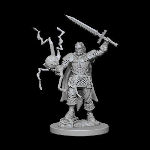 Pathfinder Unpainted Miniatures: Human Male Cleric - Red Goblin