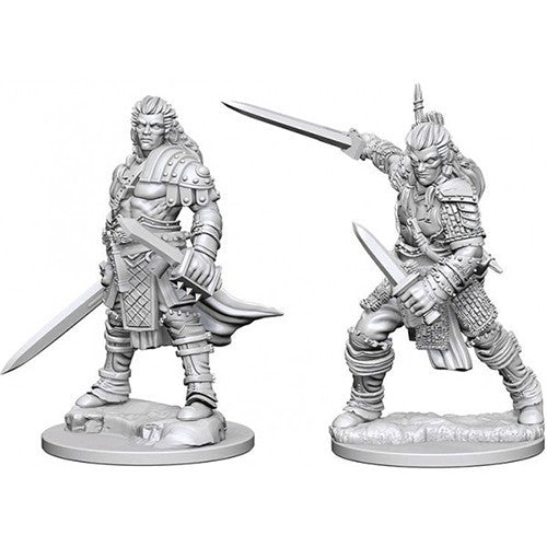 Pathfinder Unpainted Miniatures: Human Male Fighter - Red Goblin