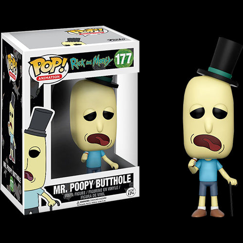 Funko Pop: Rick and Morty - Mr. Poopy Butthole - Red Goblin