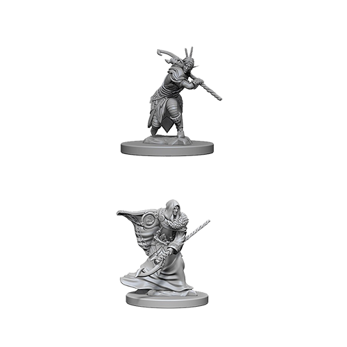D&D Nolzur's Marvelous Unpainted Miniatures: Elf Male Druid - Red Goblin