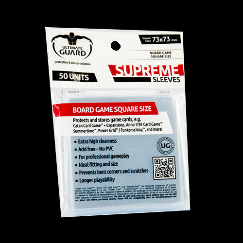 Ultimate Guard Supreme Sleeves for Board Game Cards Square (50) - Red Goblin