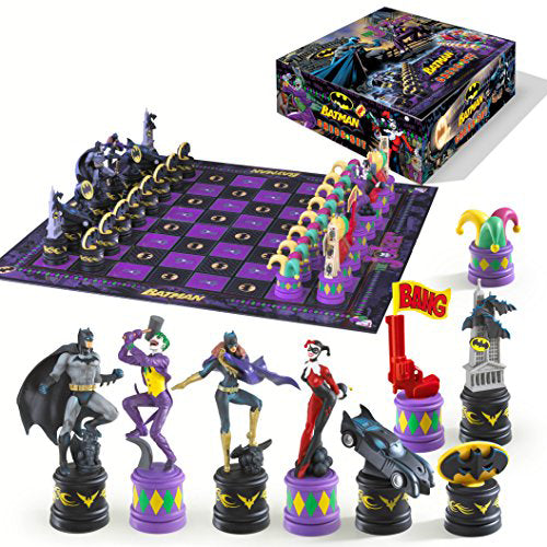 Batman Chess Set Dark Knight vs Joker - Red Goblin