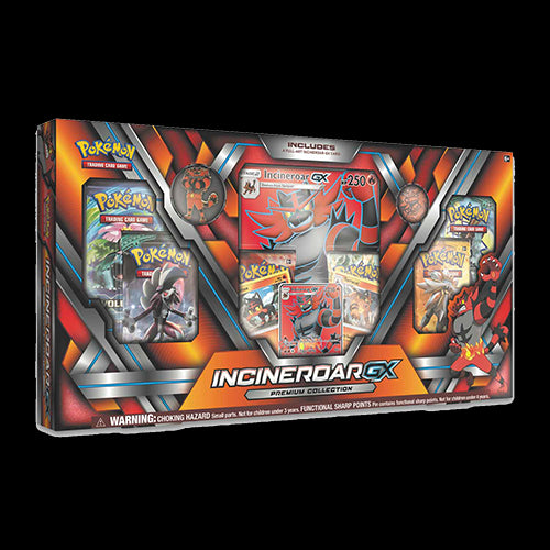 Pokemon Trading Card Game: Incineroar-GX Premium Collection Box - Red Goblin