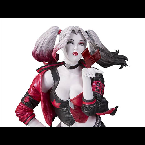 Figurina: Harley Quinn Red White & Black by Stanley Lau - Red Goblin