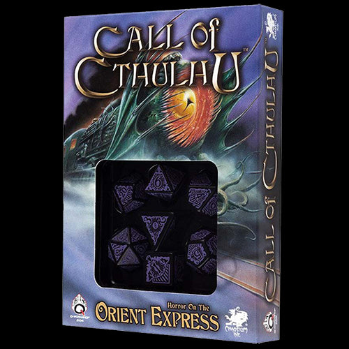 Call of Cthulhu: Horror on the Orient Express Dice Set - Red Goblin