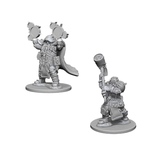 D&D Nolzur's Marvelous Unpainted Miniatures: Dwarf Male Cleric - Red Goblin