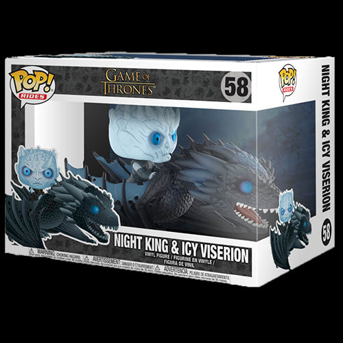 Funko Pop Rides: Game Of Thrones - Night King on Viserion - Red Goblin
