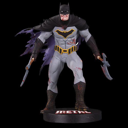 Figurina: DC Designer Series Metal Batman Statue by Capullo - Red Goblin