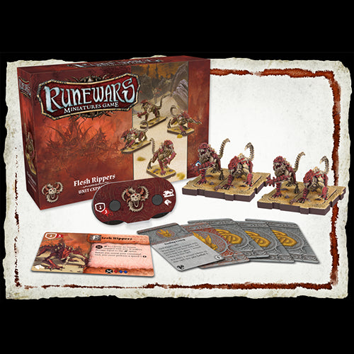 Runewars Miniatures Game - Flesh Rippers - Red Goblin