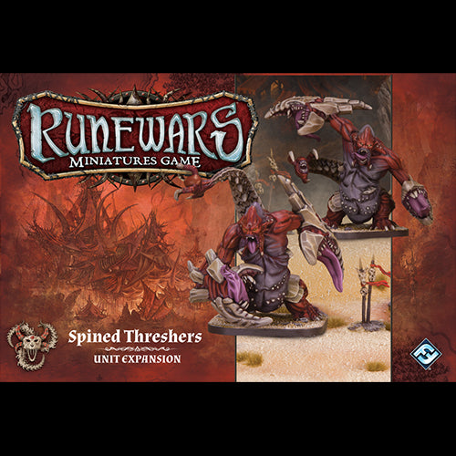 Runewars Miniatures Game - Spined Threshers - Red Goblin