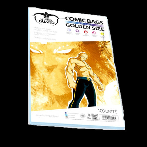 Ultimate Guard Comic Bags Resealable Golden Size (100) - Red Goblin