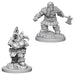 D&D Unpainted Miniatures: Male Dwarf Barbarian - Red Goblin