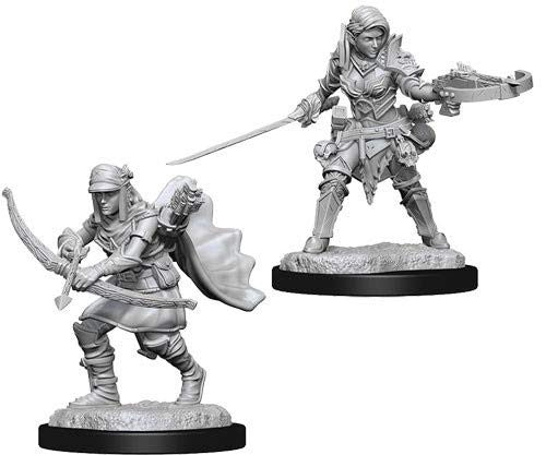 Pathfinder Unpainted Miniatures: Female Half-Elf Ranger - Red Goblin