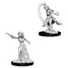 Pathfinder Unpainted Miniatures: Female Human Wizard - Red Goblin