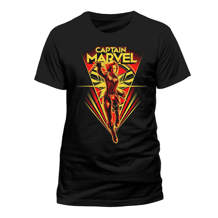 Tricou Captain Marvel - Flying V - Red Goblin