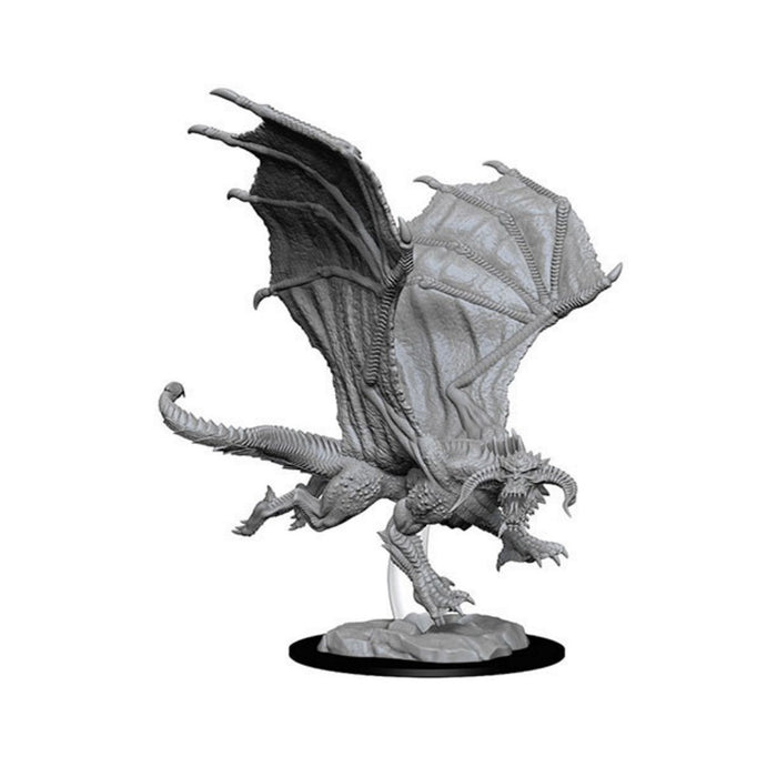 Miniaturi Nepictate D&D Young Black Dragon - Red Goblin