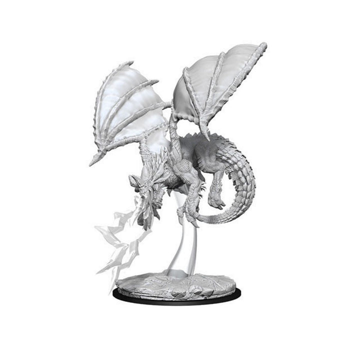 Miniaturi Nepictate D&D Young Blue Dragon - Red Goblin