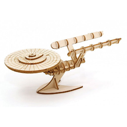 Figurina Kit de Asamblare Lemn Star Trek TOS IncrediBuilds 3D U.S.S. Enterprise - Red Goblin