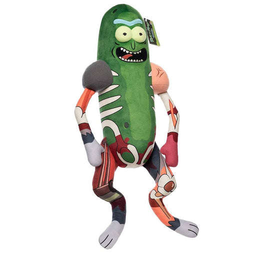Figurina plus Rick & Morty Galactic Plushies Pickle Rick in costum 46 cm - Red Goblin