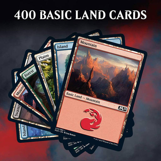 Pachet Magic: the Gathering - Core Set 2020 Land Station 400 Lands - Red Goblin
