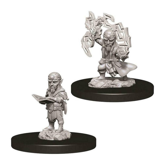 Miniaturi Nepictate Pathfinder Male Gnome Sorcerer - Red Goblin