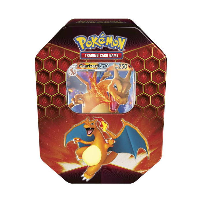 Joc Pokemon Trading Card Game Hidden Fates Tin Charizard - Red Goblin