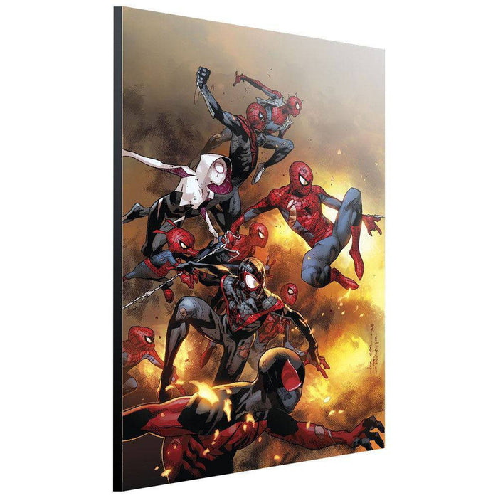 Panou Decorativ din Lemn Marvel Spider-Verse by Olivier Coipel 40 x 60 cm - Red Goblin