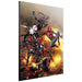 Panou Decorativ din Lemn Marvel Spider-Verse by Olivier Coipel 40 x 60 cm - Red Goblin