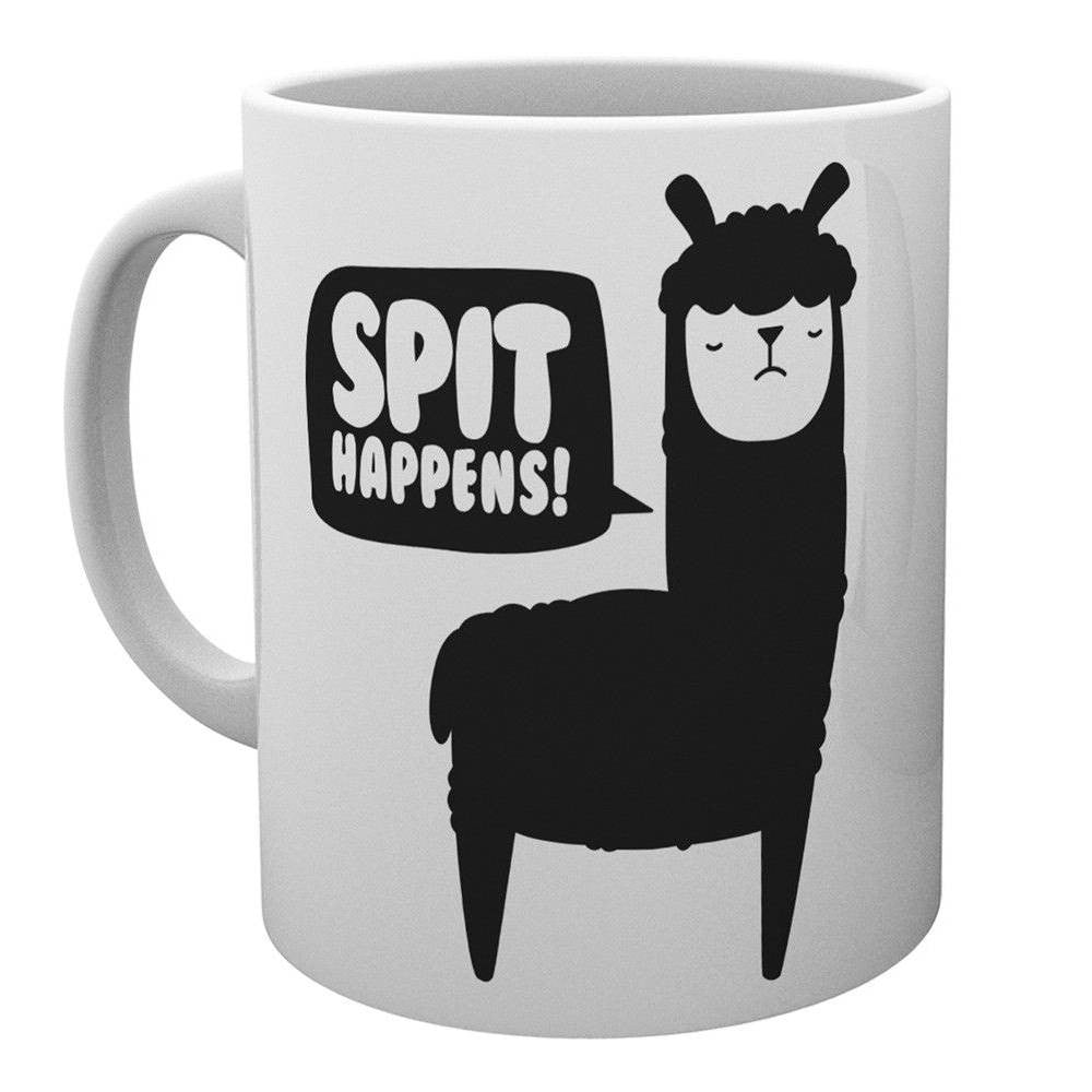 Spit Happens Llama Mug main image 1