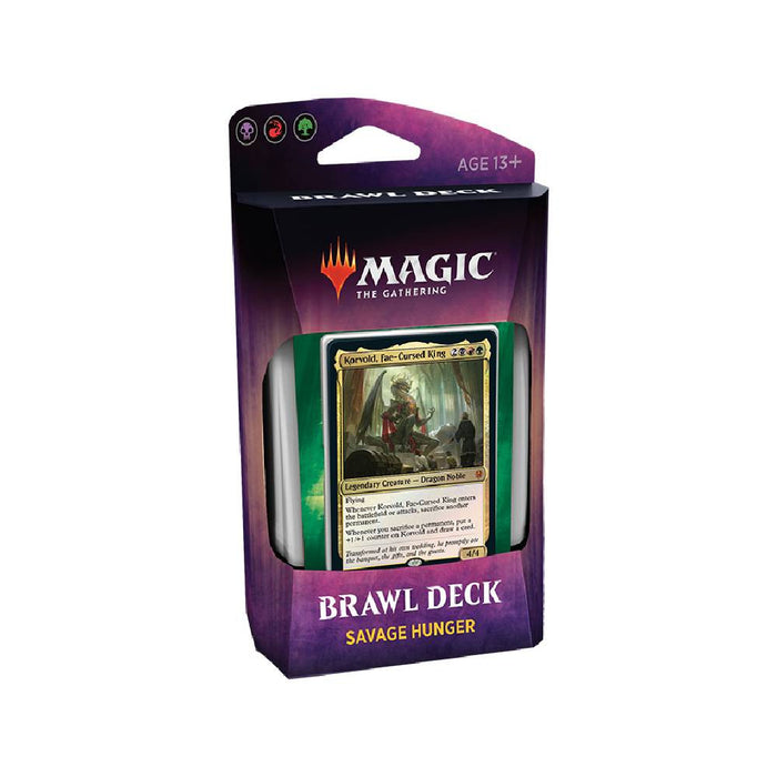 Pachet Magic: the Gathering Throne of Eldraine Brawl Deck - Savage Hunger - Red Goblin