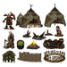 Set Miniaturi Legendary Adventures Goblin Village Premium Pathfinder Battles - Red Goblin