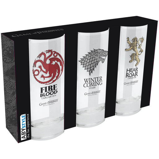 Set 3 Pahare Game Of Thrones - Red Goblin