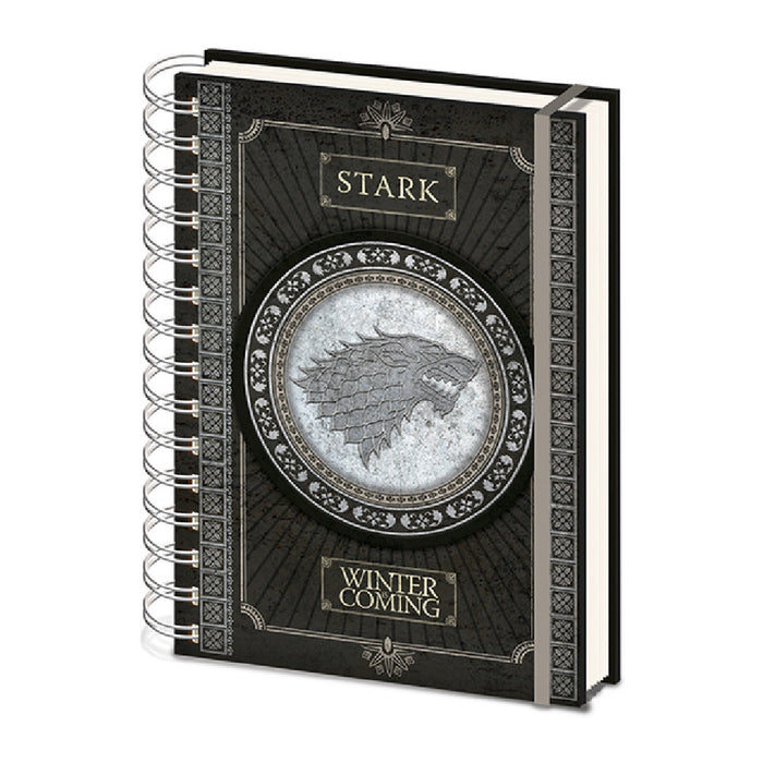 Notebook cu Sina A5 Game of Thrones Stark - Red Goblin