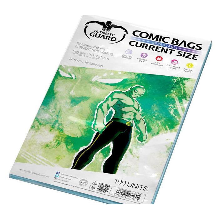 Ultimate Guard: Comic Bags - Current Size (resigilabile) - Red Goblin