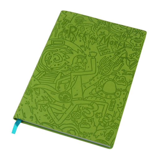Notebook A5 cu Coperta Flexibila Rick & Morty Portal Dash - Red Goblin