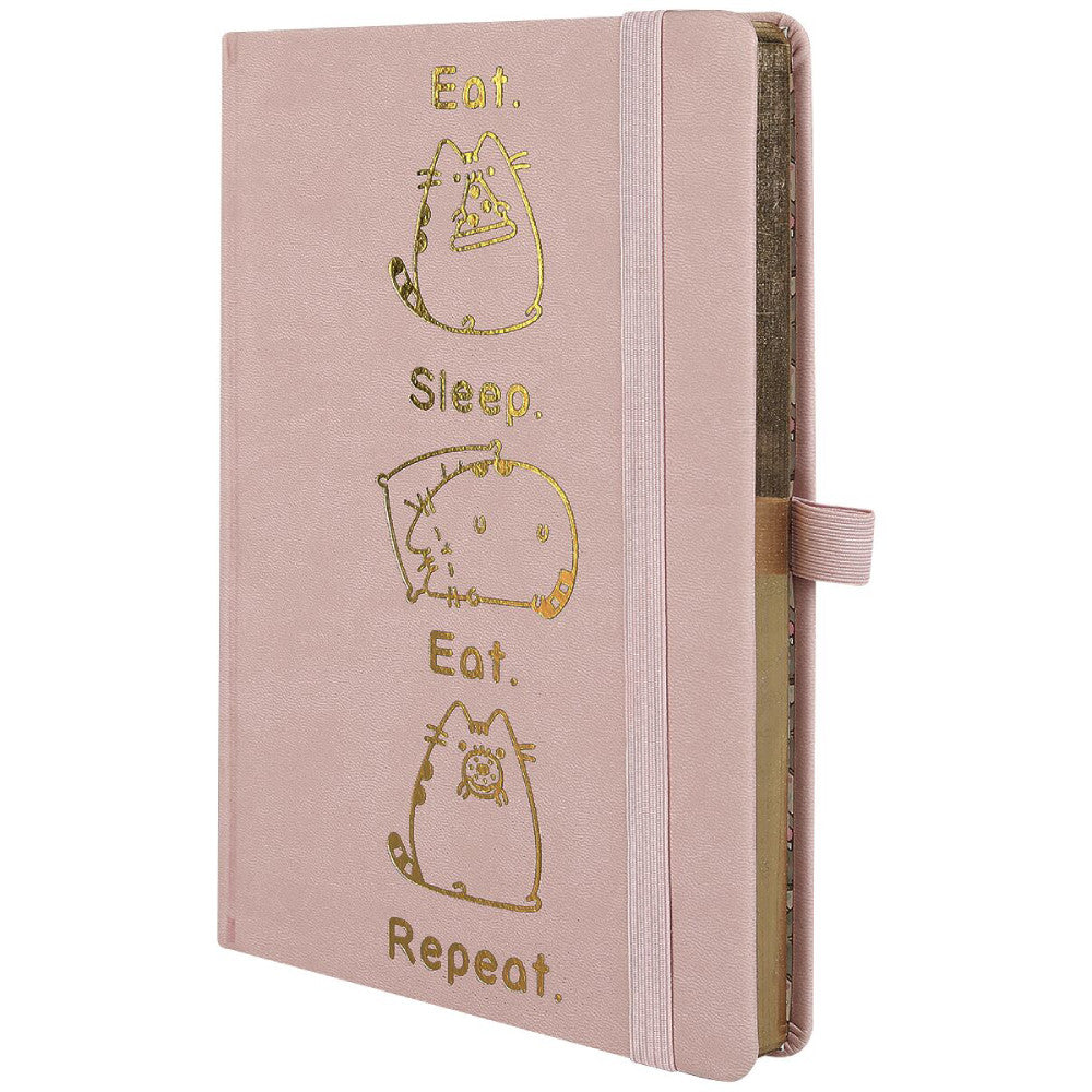 Notebook Premium A5 Pusheen Eat Sleep Eat Repeat — Red Goblin